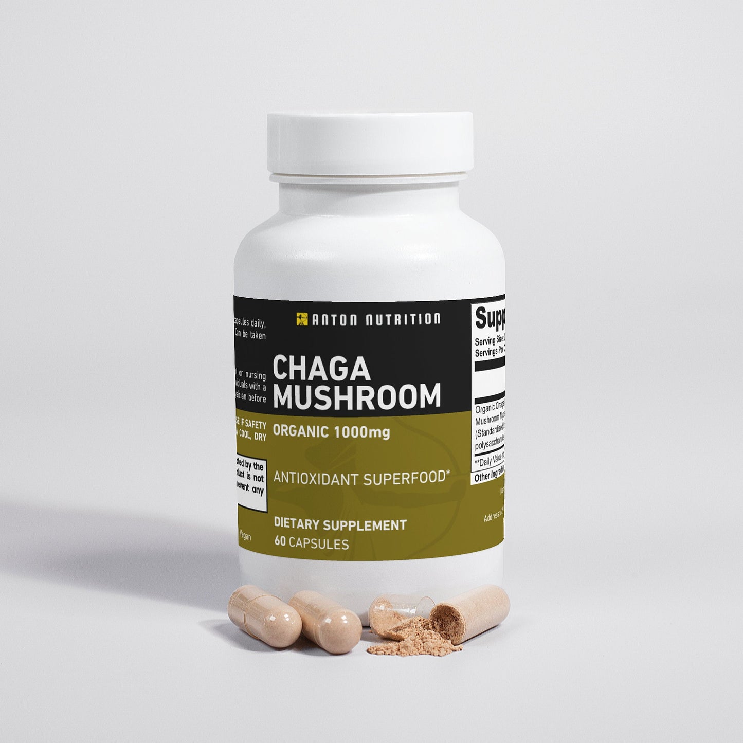 Chaga Mushroom - Anton Nutrition