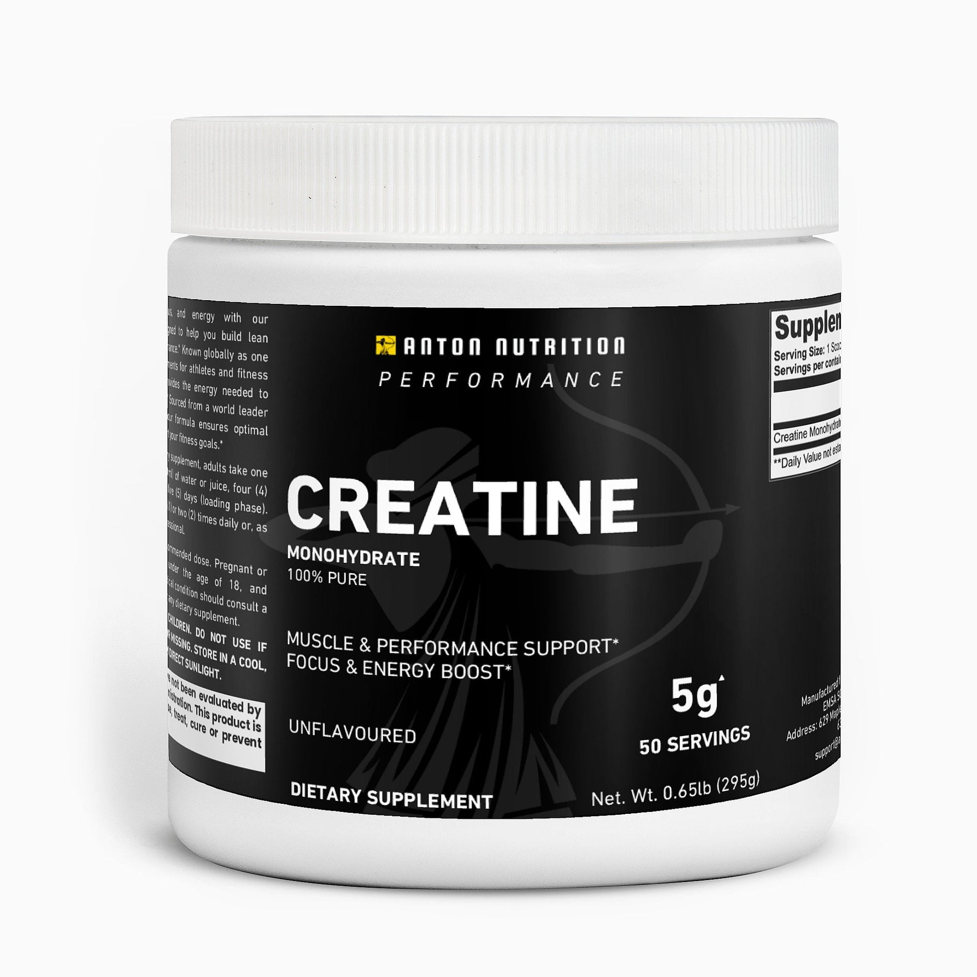Creatine Monohydrate - Anton Nutrition