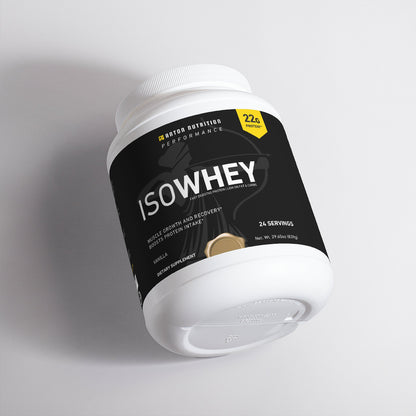 ISOWHEY (Vanilla) - Whey Protein Isolate Powder - Anton Nutrition