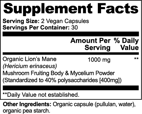 Lion's Mane Mushroom - Anton Nutrition