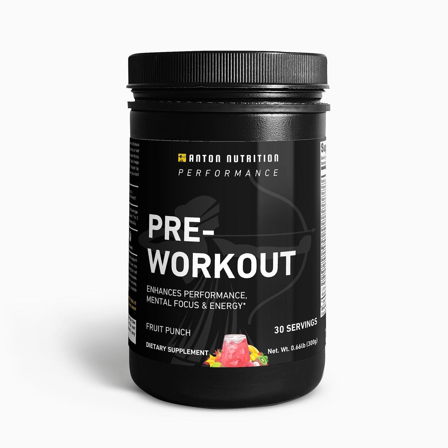 Performance Pre - Workout Powder (Fruit Punch) - Anton Nutrition