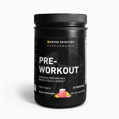 Performance Pre - Workout Powder (Fruit Punch) - Anton Nutrition