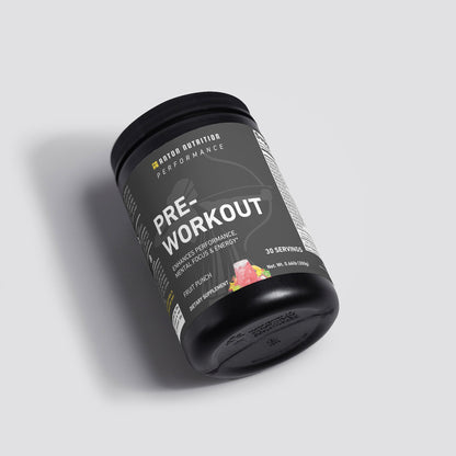 Performance Pre - Workout Powder (Fruit Punch) - Anton Nutrition