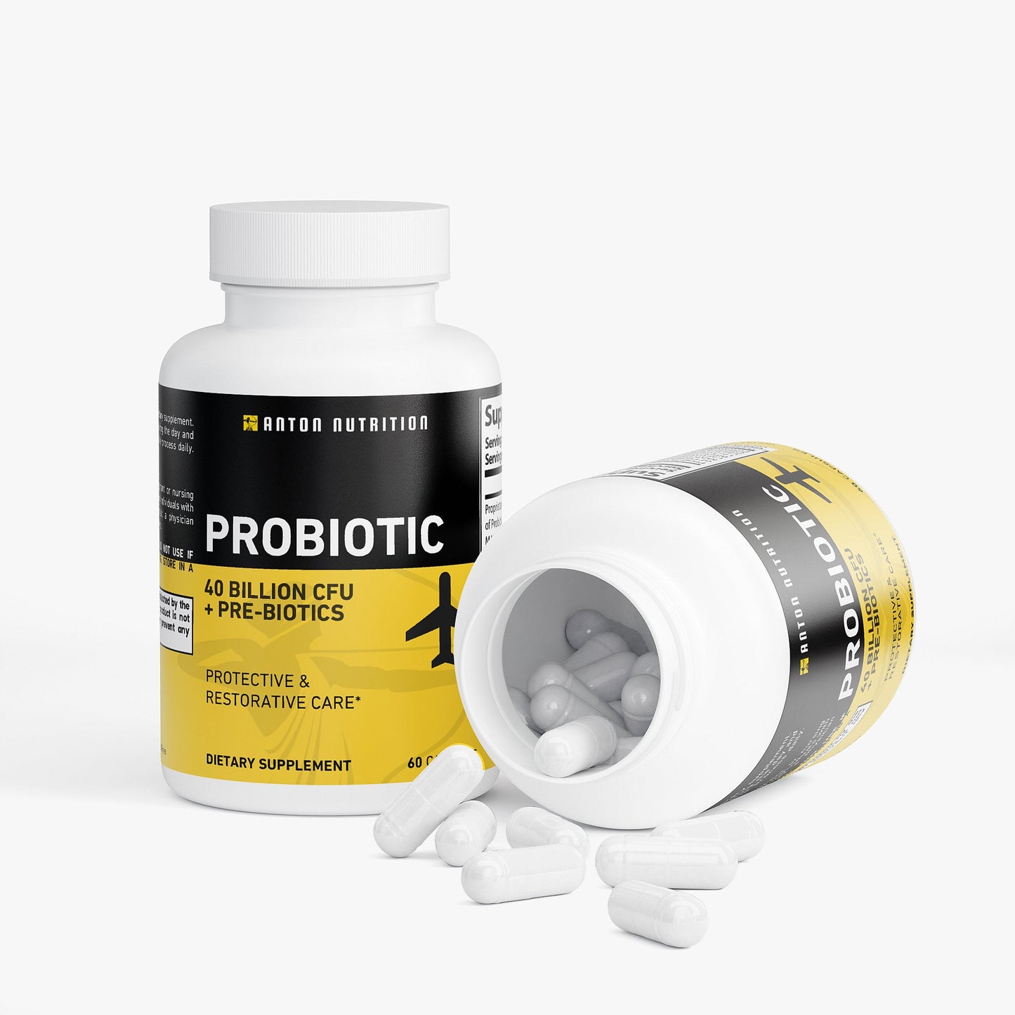 Probiotic Travel - 40 Billion with Prebiotics - Anton Nutrition